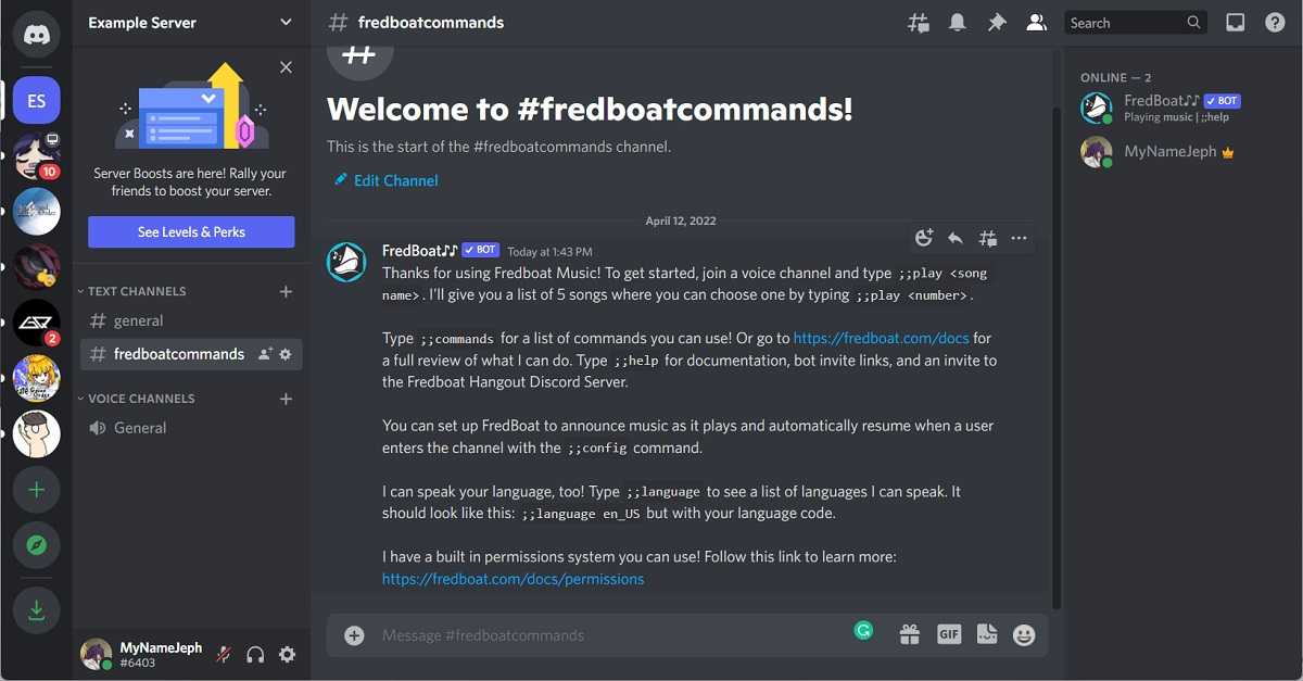 Команды для музыкального fredboat в среде discord как добавить и настройка - gadgetfair