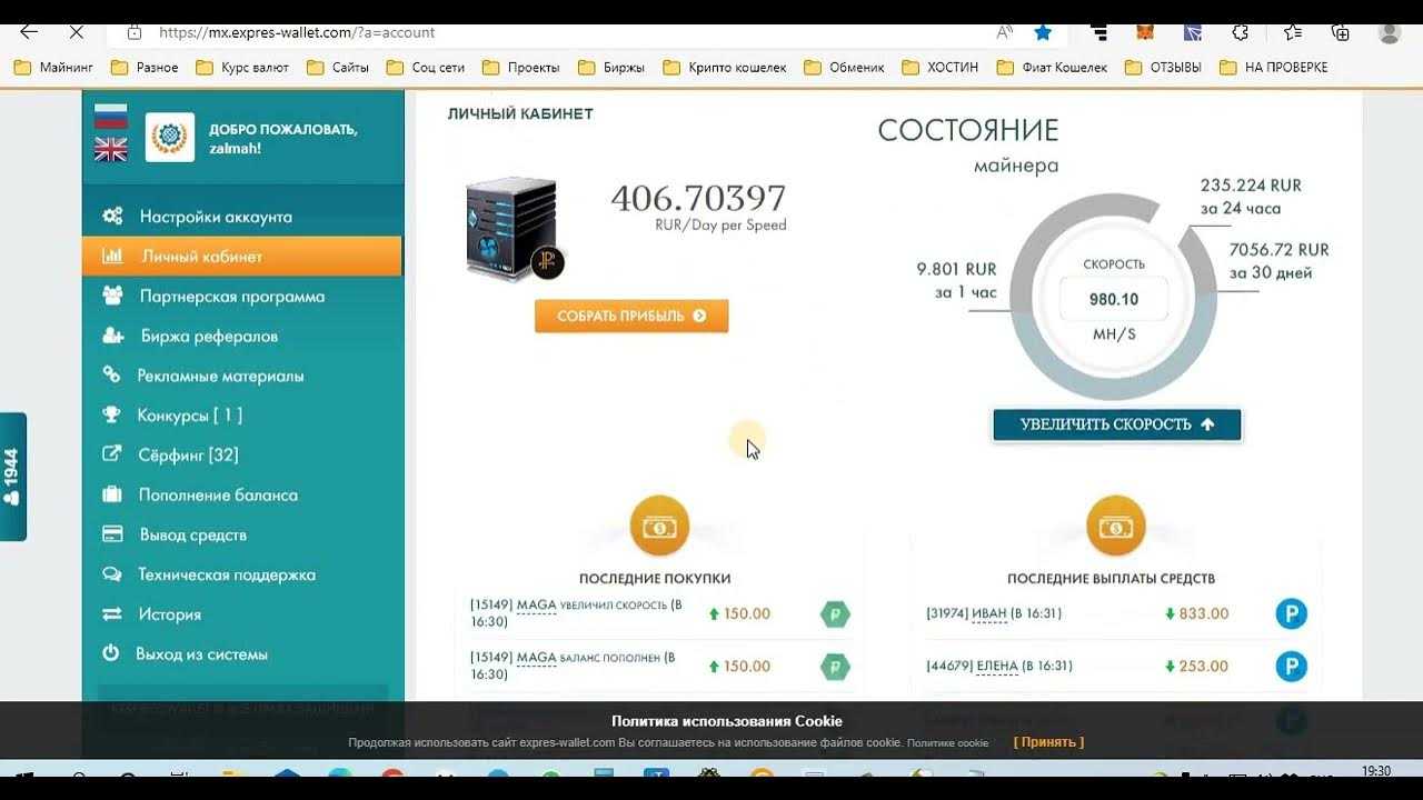 Express wallet - отзывы о проекте по заработку, обзор