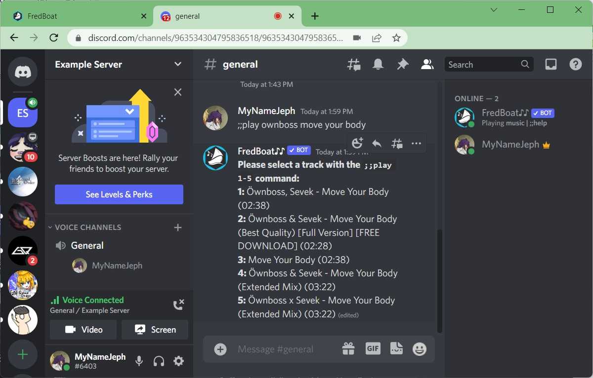 Музыкальные боты для discord