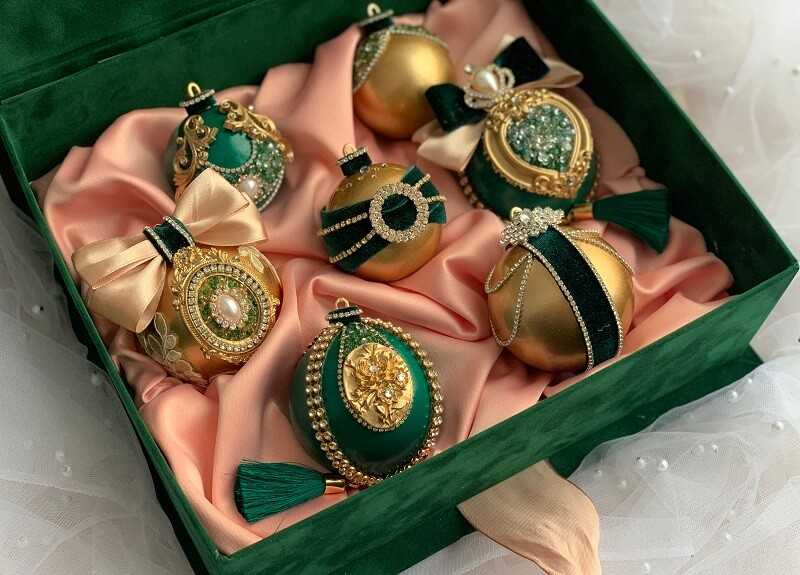 Эксклюзивные дорогие елочные игрушки