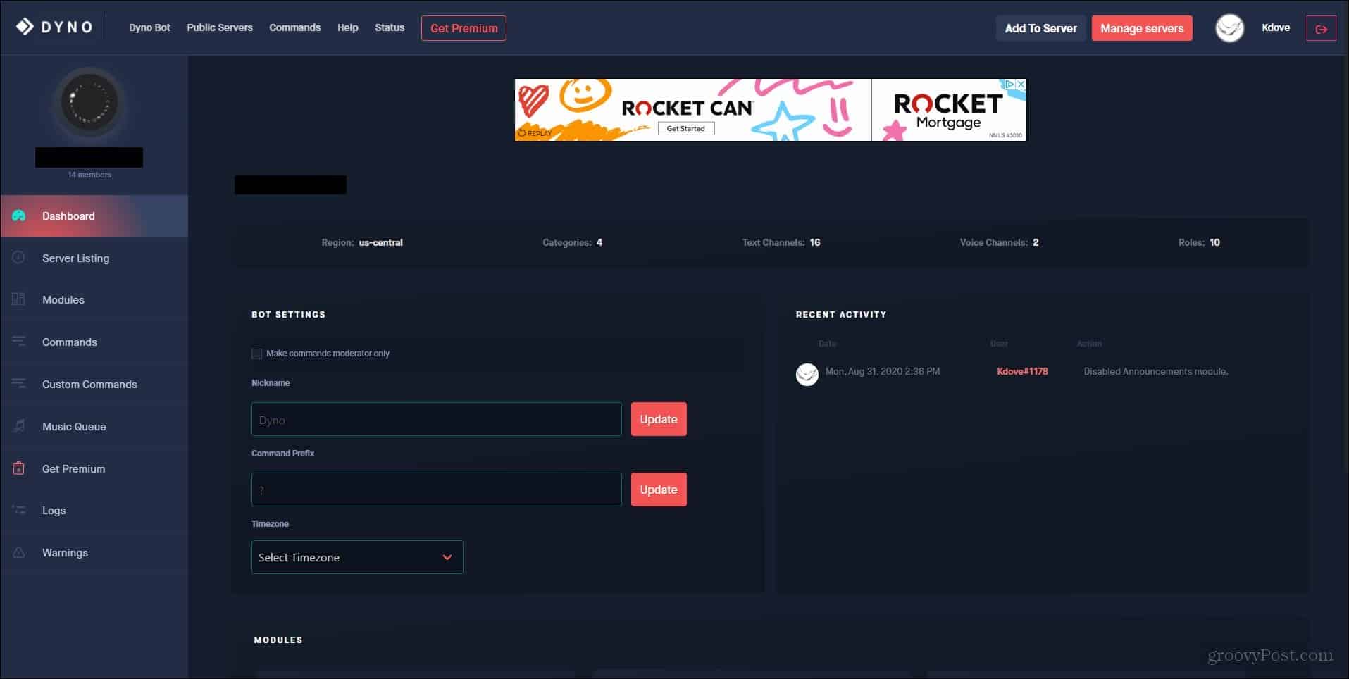 Carl bot for discord - guide - features - commands